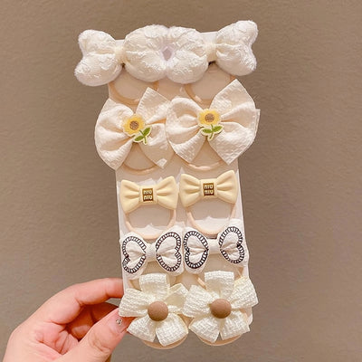New Milk brown hair band Girls baby does not hurt hair high elastic bow tie hair rope children hair accessories rubber band Female