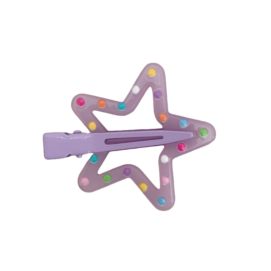 Women's Korean Style Star Resin Hair Clip