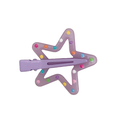 Women's Korean Style Star Resin Hair Clip