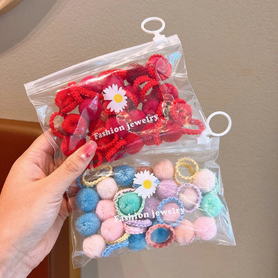 Women's Cute Solid Color Elastic Band Braid Hair Tie