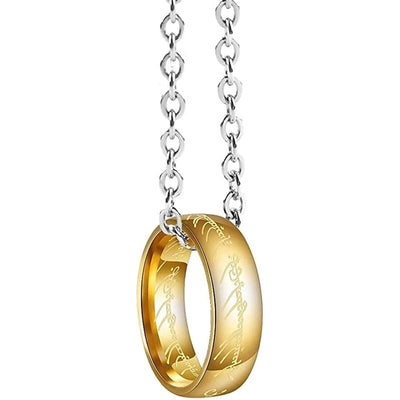 Jewelry Streetwear Letter 304 Stainless Steel Plating Pendant Necklace
