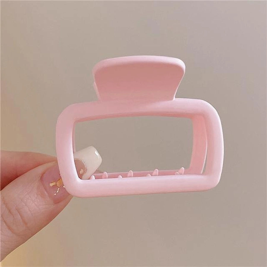 women's simple style geometric arylic hair claws