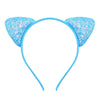 cute cat ears cloth sequins hair band 1 piece