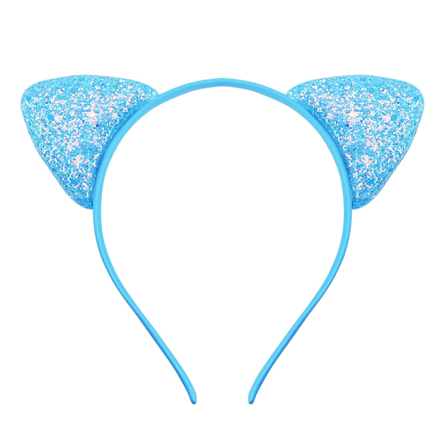 cute cat ears cloth sequins hair band 1 piece