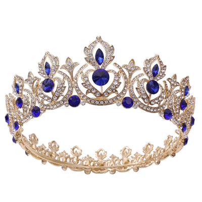 fashion crown alloy inlay rhinestones crown 1 piece
