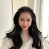 Women's Sweet Simple Style Flower Bow Knot Plastic Hair Claws