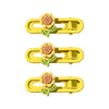 cute flower resin stoving varnish hair clip