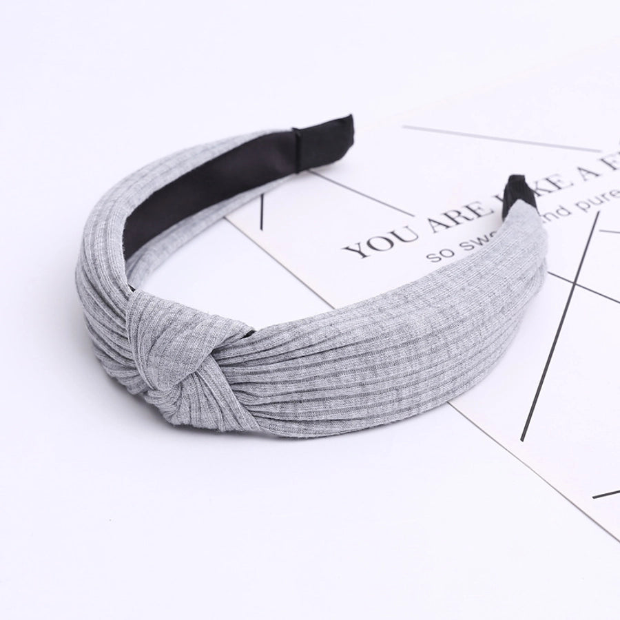 fashion solid color cloth handmade hair band 1 piece