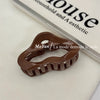 Women's Simple Style Solid Color Plastic Resin Hair Claws