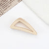 women's simple style triangle plastic hair claws
