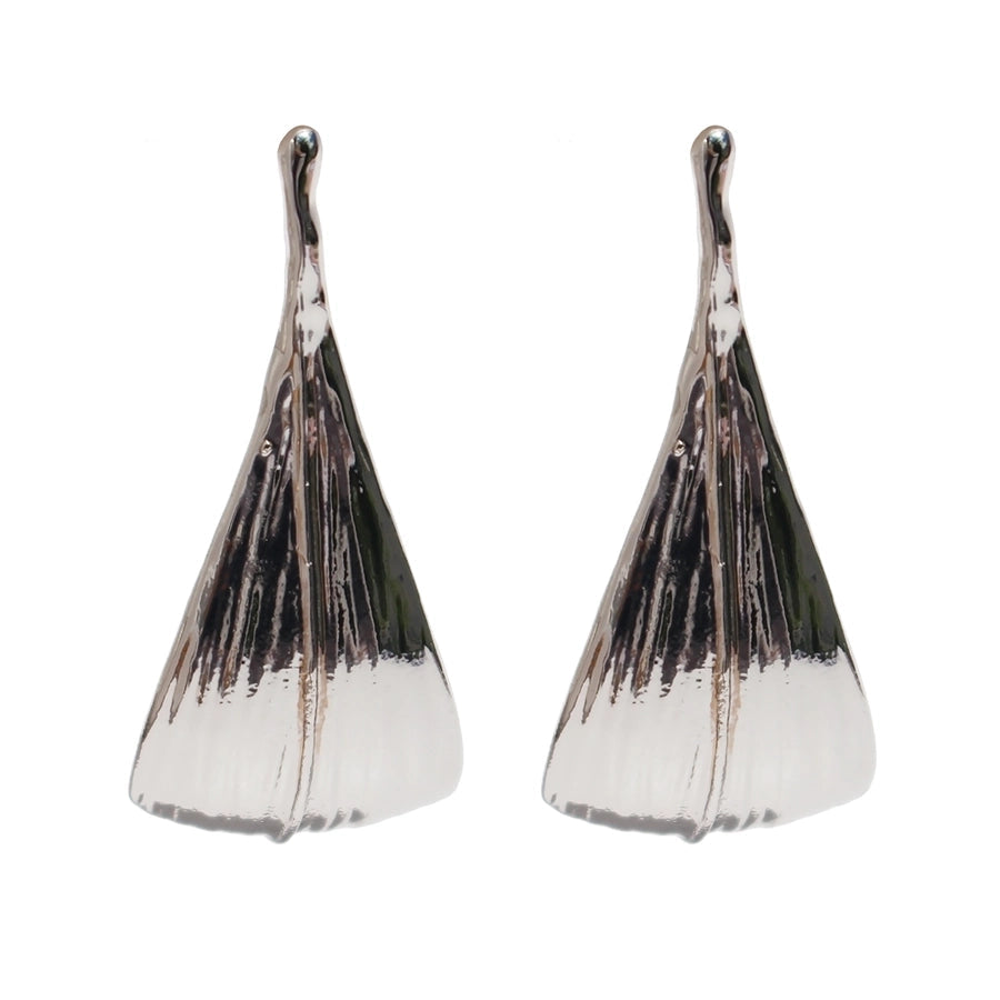 1 Pair French Style Pastoral Solid Color Geometric Plating Brass 24K Gold Plated Drop Earrings