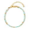 Hot Selling New Bohemian Style Colorful Natural Stone Beads String Bracelet Women's Jewelry Affordable Luxury Fashion