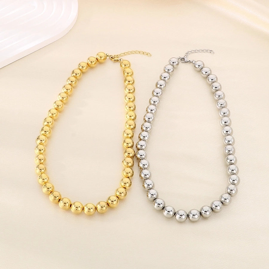 Jewelry Vintage Style Round 304 Stainless Steel 18K Gold Plated Jewelry Set