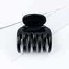 simple style solid color plastic resin hollow out hair claws 1 piece