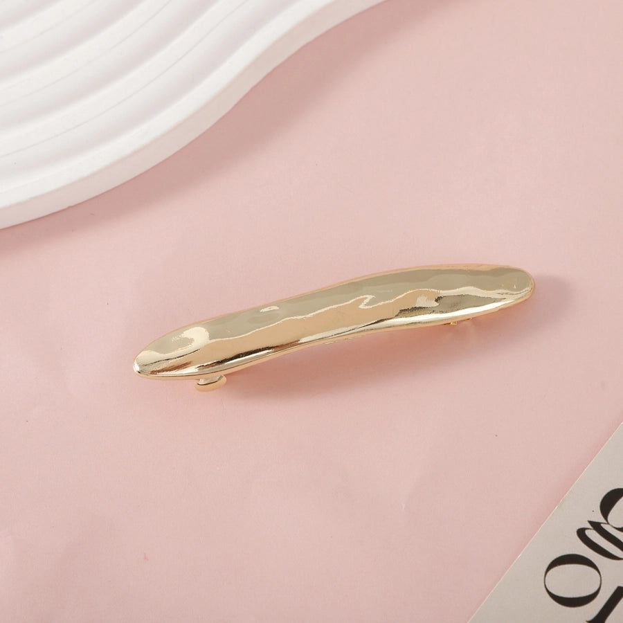 Women's Simple Style Geometric Bow Knot Alloy Plating Hair Clip