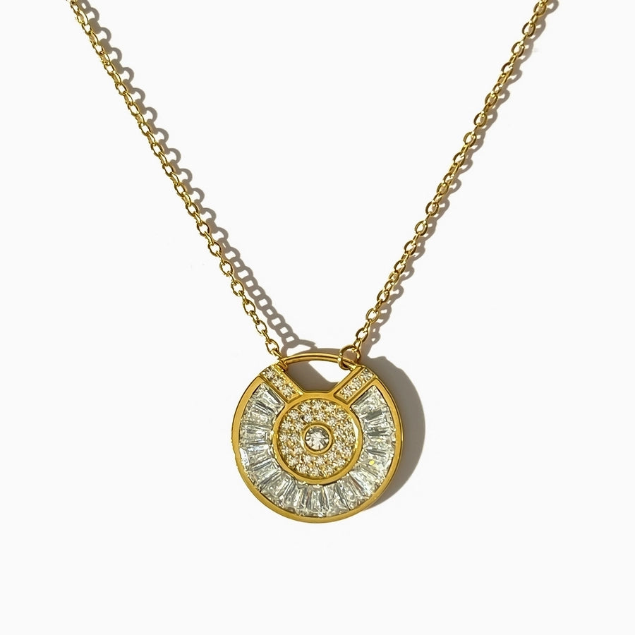 Jewelry Vintage Style Classic Style Geometric 304 Stainless Steel Plating Pendant Necklace