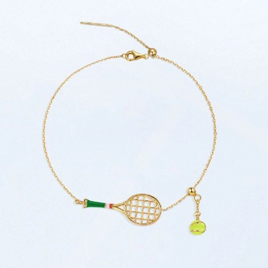 Copper Plating Tennis Racket Bracelets