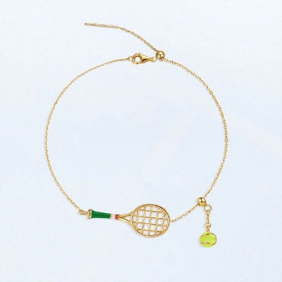 Copper Plating Tennis Racket Bracelets
