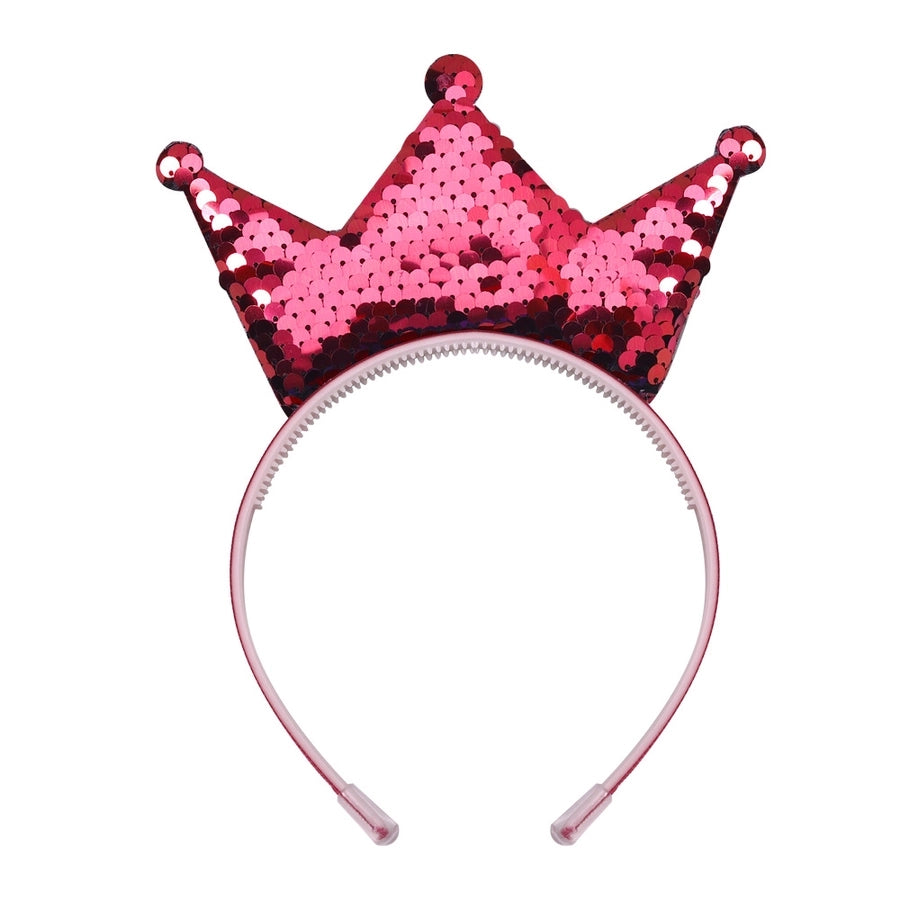 simple style crown plastic resin patchwork hair band