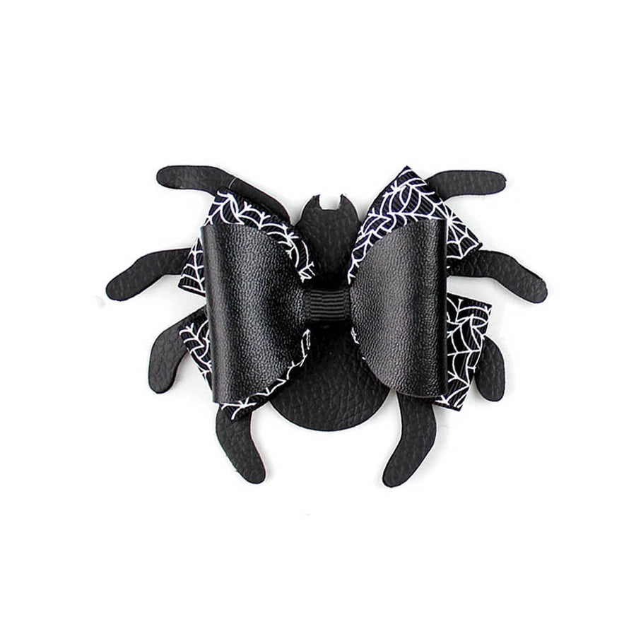 Girl'S IG Style Cool Style Pumpkin Spider Bow Knot Cloth Sequins Hair Clip