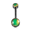 1 Piece Belly Rings Casual Elegant Vacation Geometric 304 Stainless Steel Plating Resin 18K Gold Plated