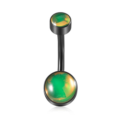 1 Piece Belly Rings Casual Elegant Vacation Geometric 304 Stainless Steel Plating Resin 18K Gold Plated