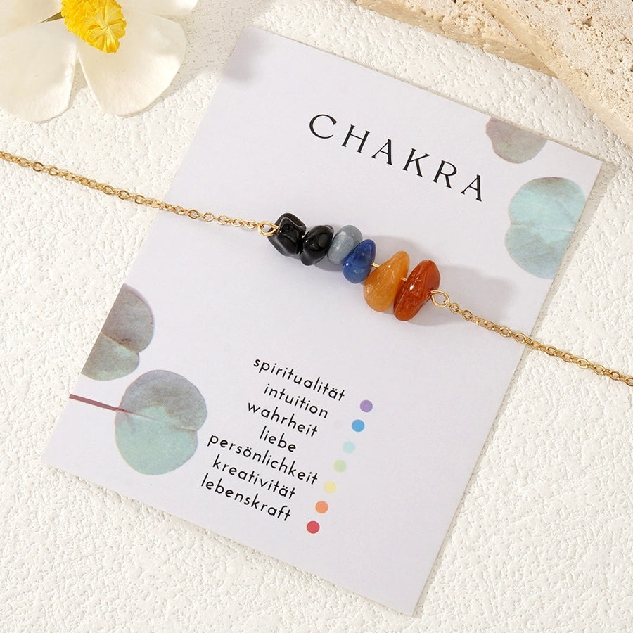 Semi-precious stone Copper Handmade Geometric Bracelets