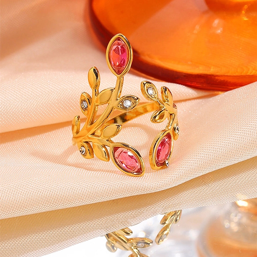 Jewelry Elegant Simple Style Shiny Geometric 304 Stainless Steel Open Rings