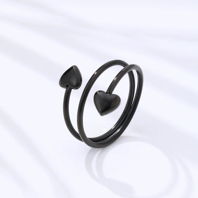 Jewelry Simple Style Geometric 304 Stainless Steel Polishing Open Rings