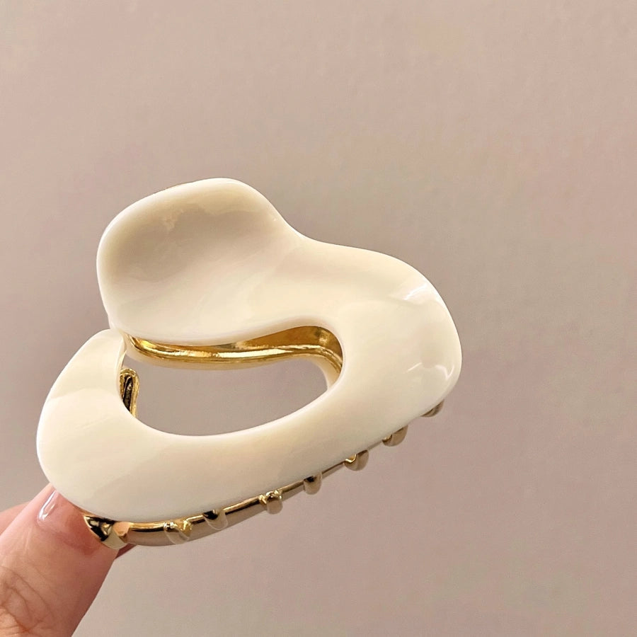 women's elegant retro solid color acetic acid sheets hair claws