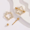 Ear Cartilage Rings & Studs Y2K Modern Style Pentagram 304 Stainless Steel Inlay Zircon Ear Cartilage Rings & Studs