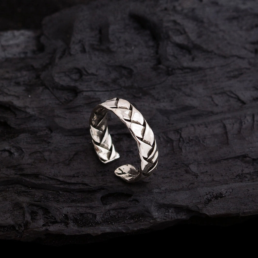 Copper Twist Open Rings