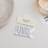 simple style solid color metal hollow out hair clip
