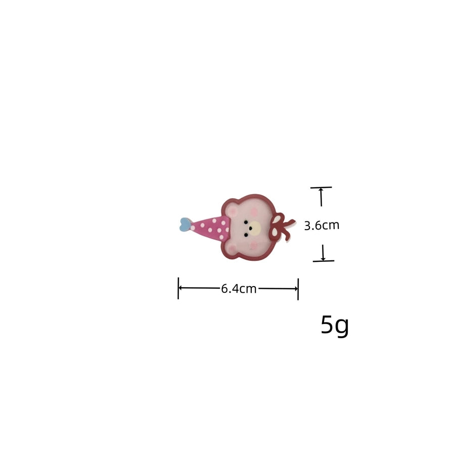 Women's Simple Style Classic Style Color Block Arylic Patchwork Hair Clip