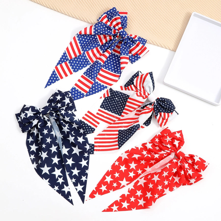 Women's Simple Style Classic Style American Flag Cloth Hair Clip