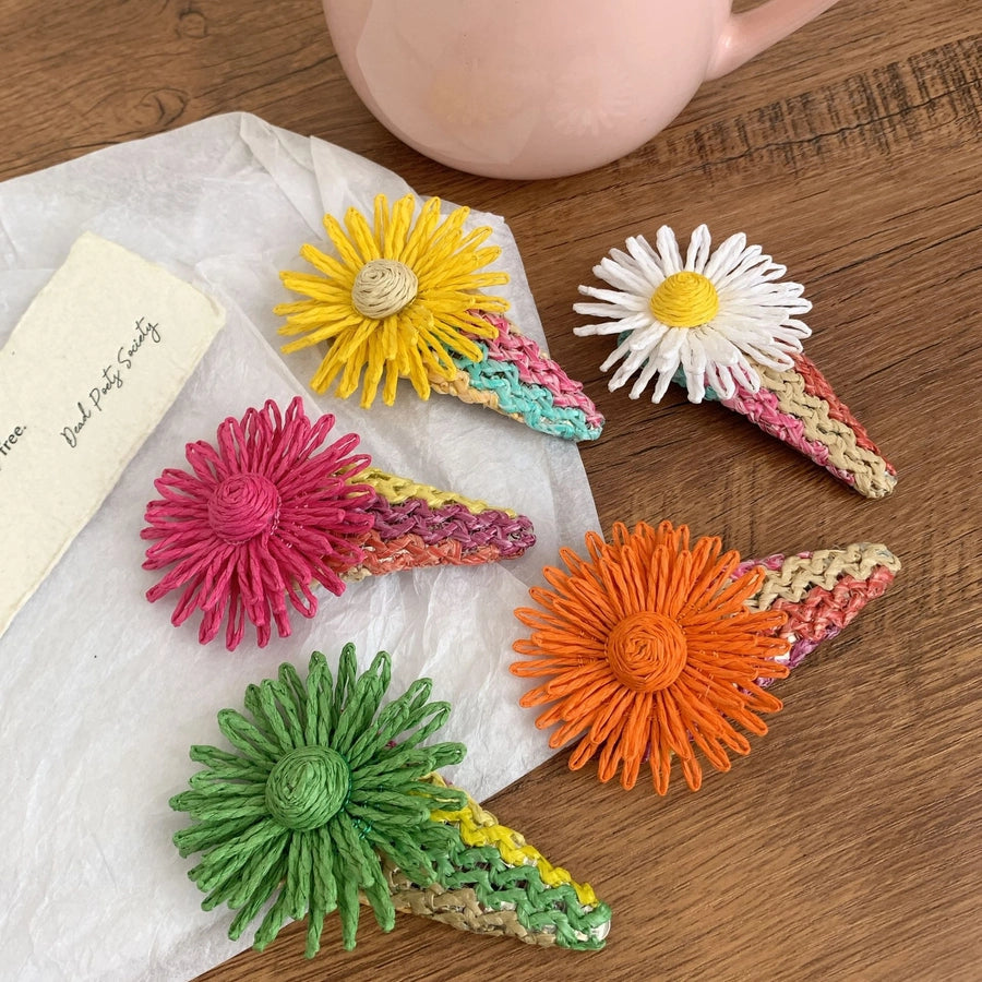 Women's Streetwear Floral Alloy Hair Clip