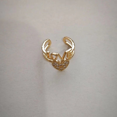 1 Piece IG Style Simple Style Geometric Plating Copper Ear Cuffs