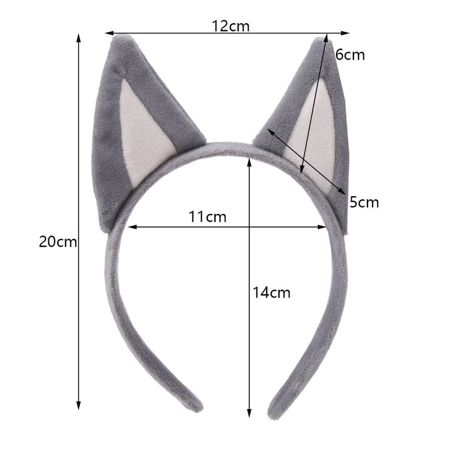 Women's Cartoon Style Solid Color Cloth Hair Band