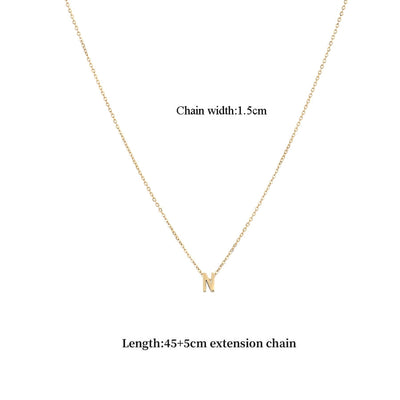 Jewelry Casual Classic Style Letter 201 Stainless Steel 304 Stainless Steel Pendant Necklace