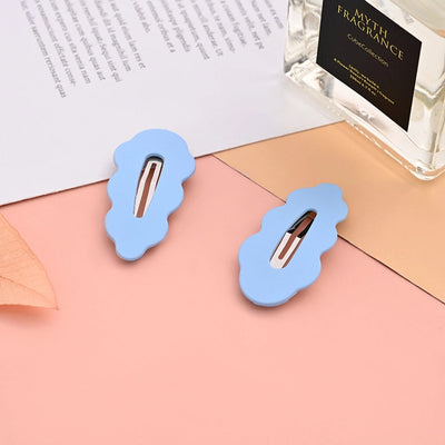 simple style solid color plastic resin hair clip 1 piece