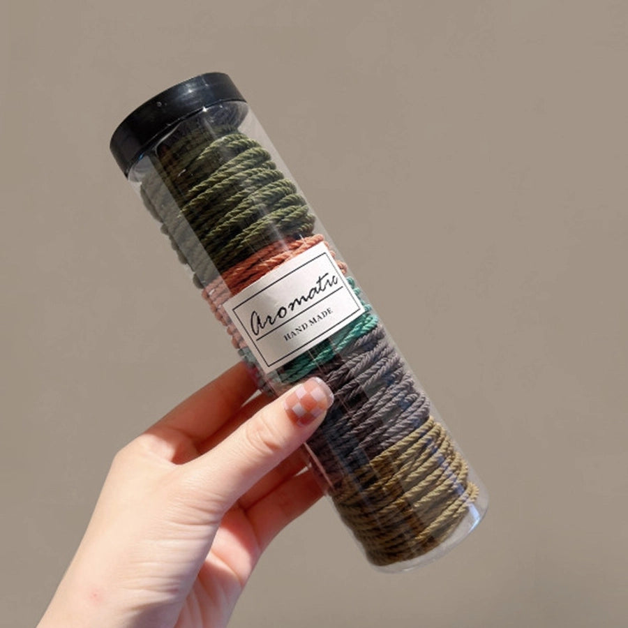 Canned rubber band women's tie head high elastic durable hair rope tie head  new rubber band high ponytail hair rope hair ring