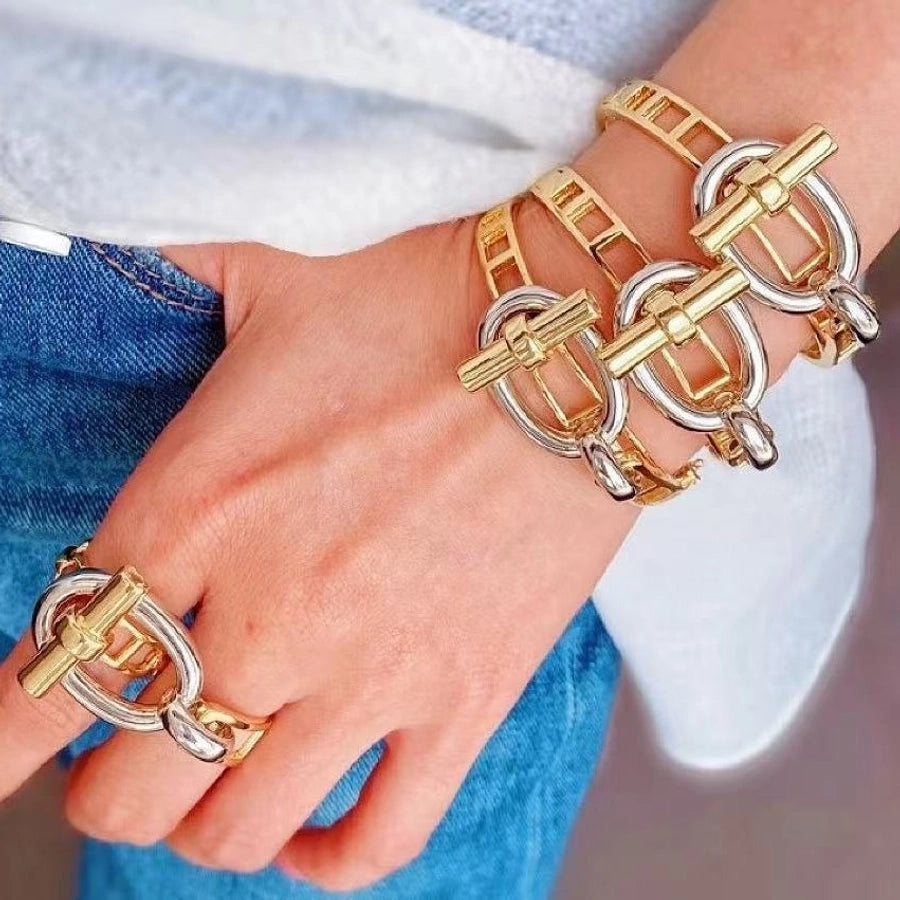 Jewelry Vintage Style Classic Style Geometric Copper Mixed Metal Rings Bracelets