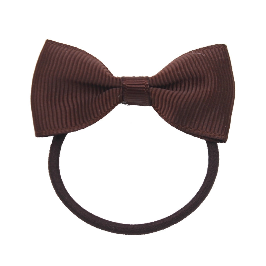 children's jewelry bow hair ring  thread belt hair accessories rubber band solid color girl small rubber band headdress