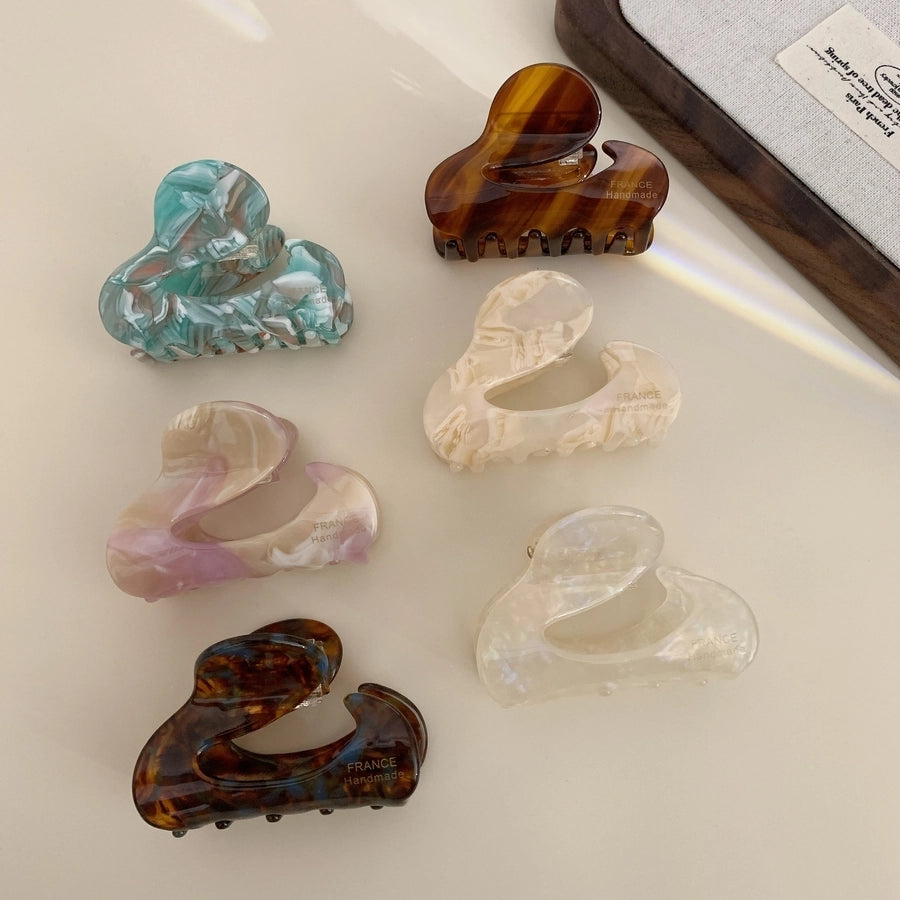 Women's Simple Style Commute Solid Color Acetic acid sheets Hair Claws