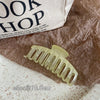 simple style geometric artificial pearl handmade hair claws 1 piece
