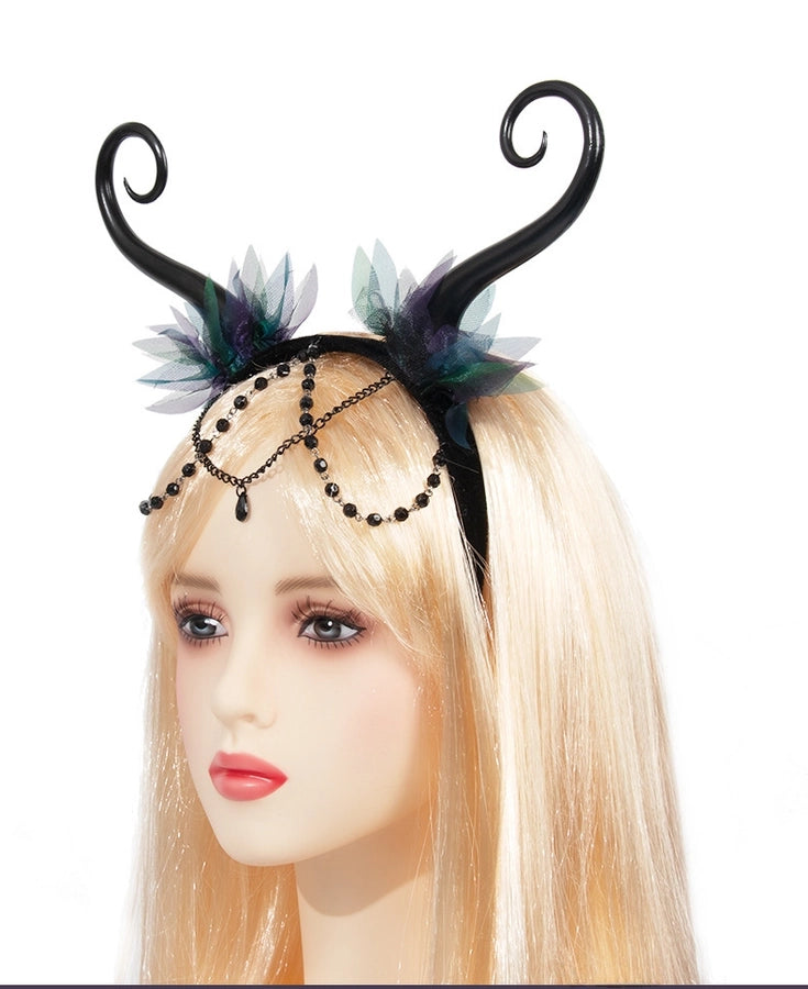 Flower Fairy Elf Tentacles Hair Hoop Mori Fantasy COSPLAY Hair Accessories Hair Hoop