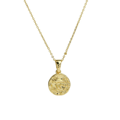 Brass Plating Constellation Pendant Necklace