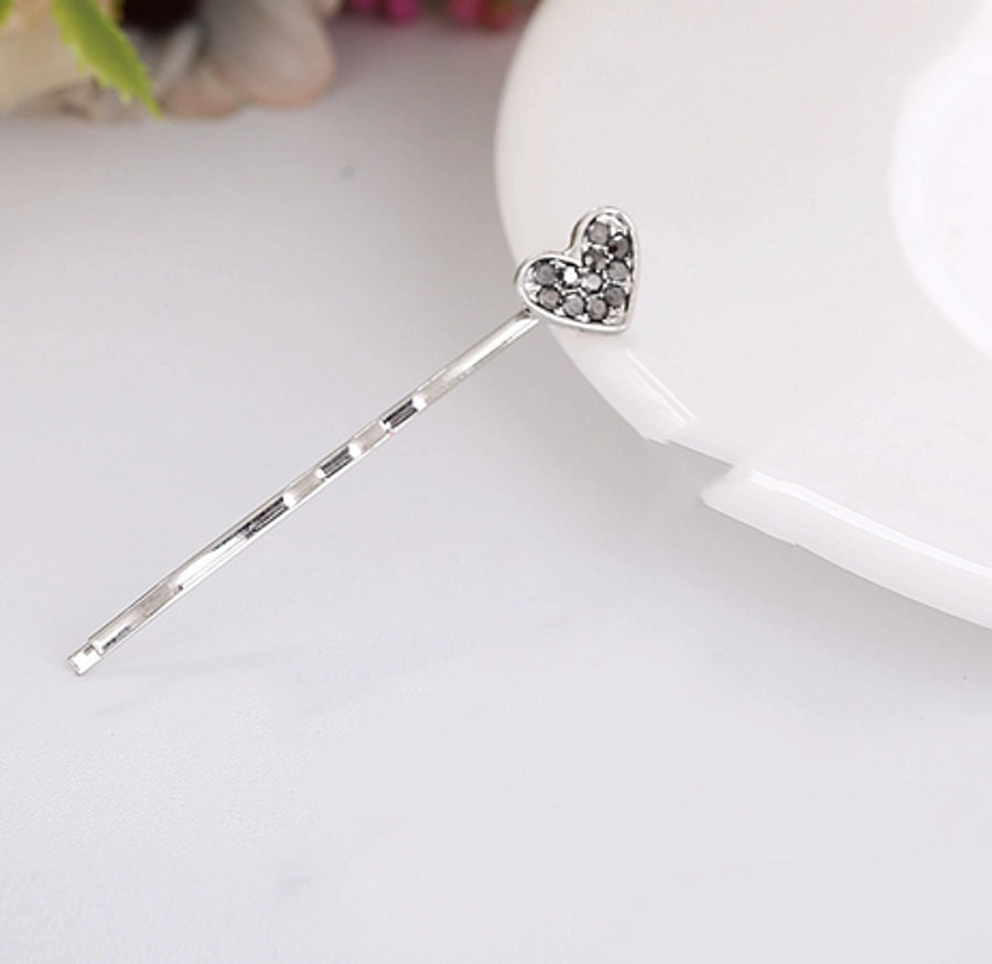 Women's Cute Basic Classic Style Heart Shape Fish Alloy Hair Clip
