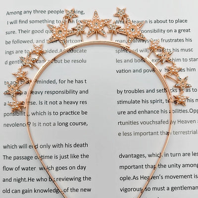 Women's Elegant Streetwear Star Alloy Plating Crown