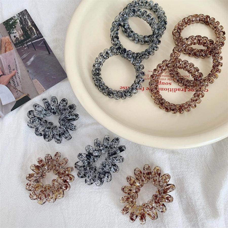 Women's Simple Style Classic Style Tie Dye Resin Hair Tie